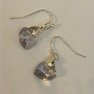 NEW Genuine Swarovski Smoky Mauve Crystal earrings